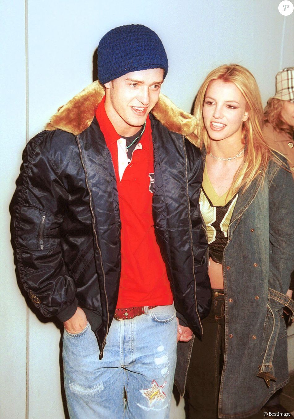 Britney Spears et Justin Timberlake au Planet Hollywood de New York.