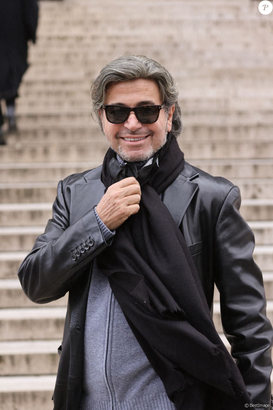 Alexandre Zouari Arrivees A La Messe Anniversaire A La Memoire De Pierre Cardin En L Eglise De La Madeleine A Paris Le 29 Janvier 21 Purepeople