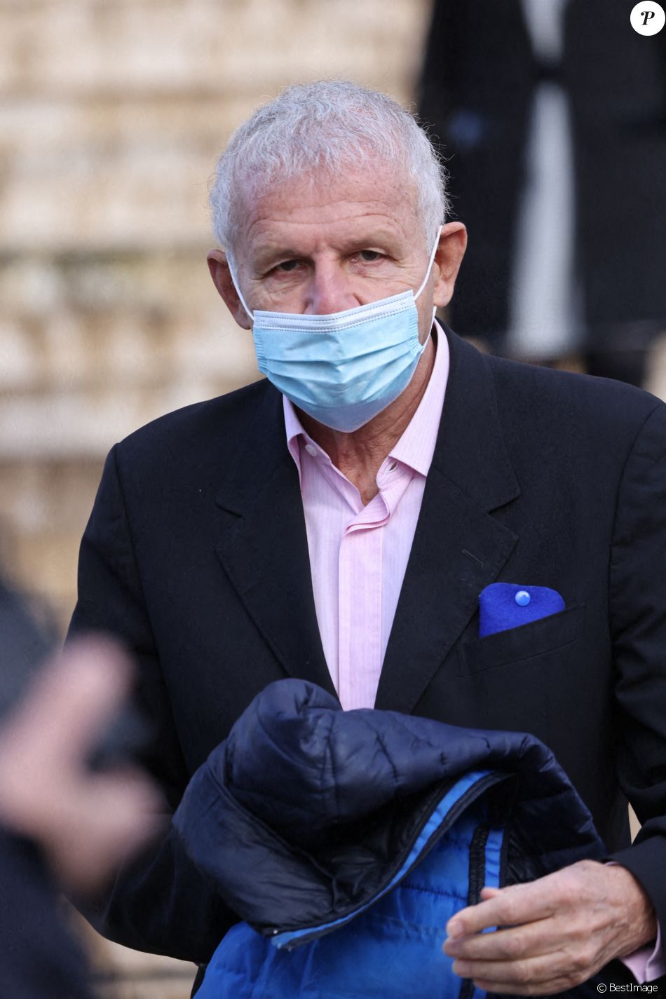 Patrick Poivre D Arvor Ppda Sorties De La Messe Anniversaire A La Memoire De Pierre Cardin En L Eglise De La Madeleine A Paris Le 29 Janvier 21 Purepeople