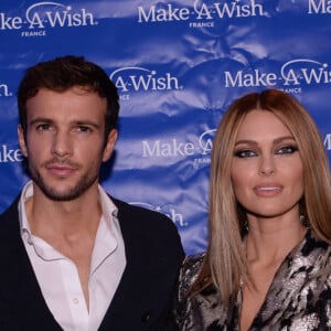 Exclusif - Caroline Receveur et son compagnon Hugo Philip - Les célébrités assistent au dîner de gala de l'association "Make a wish" au Pavillon Potel et Chabot à Paris. Le 9 décembre 2019 © Rachid Bellak / Bestimage