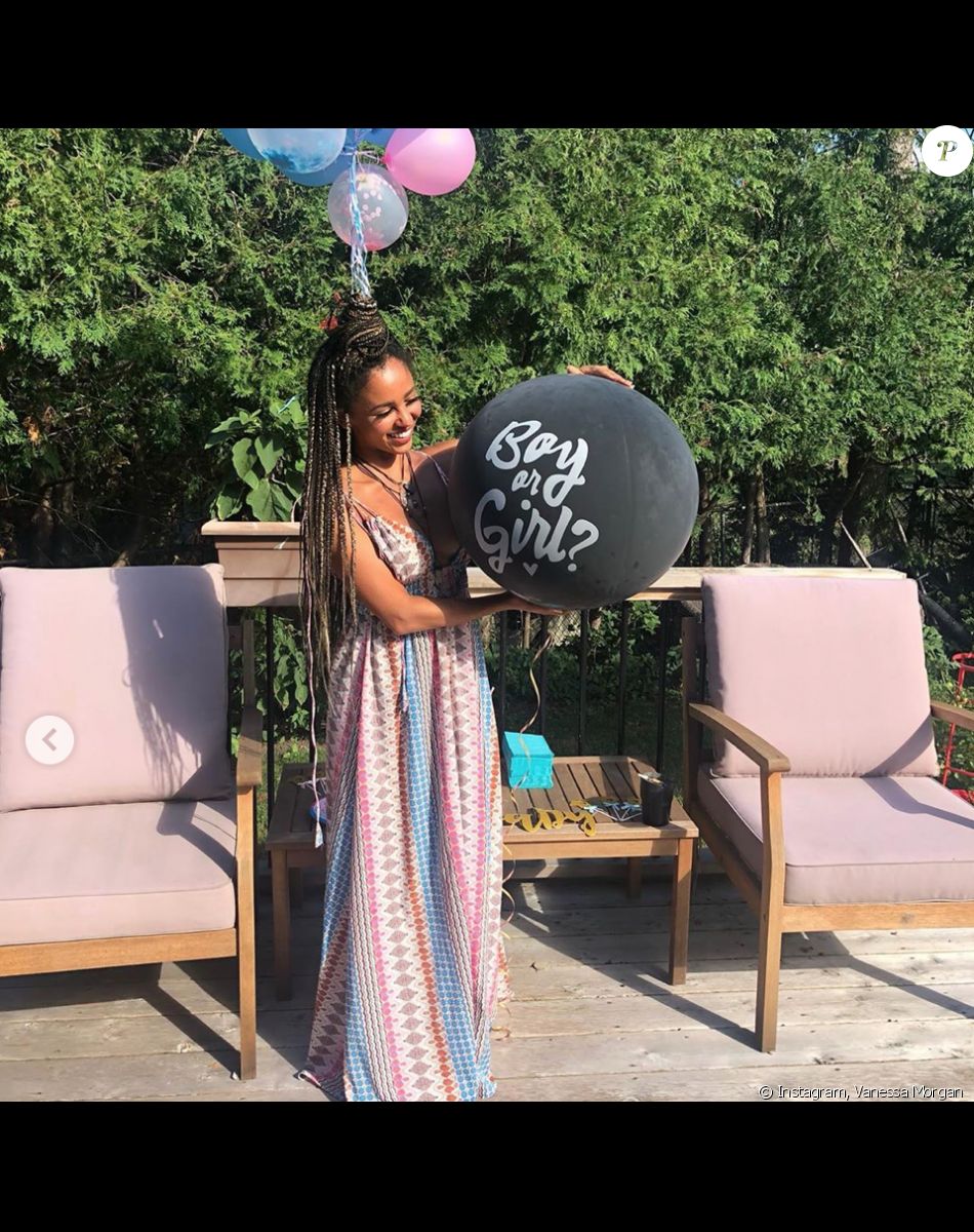 Vanessa Morgan, enceinte de son premier enfant, révèle le sexe du bébé. Juillet 2020.