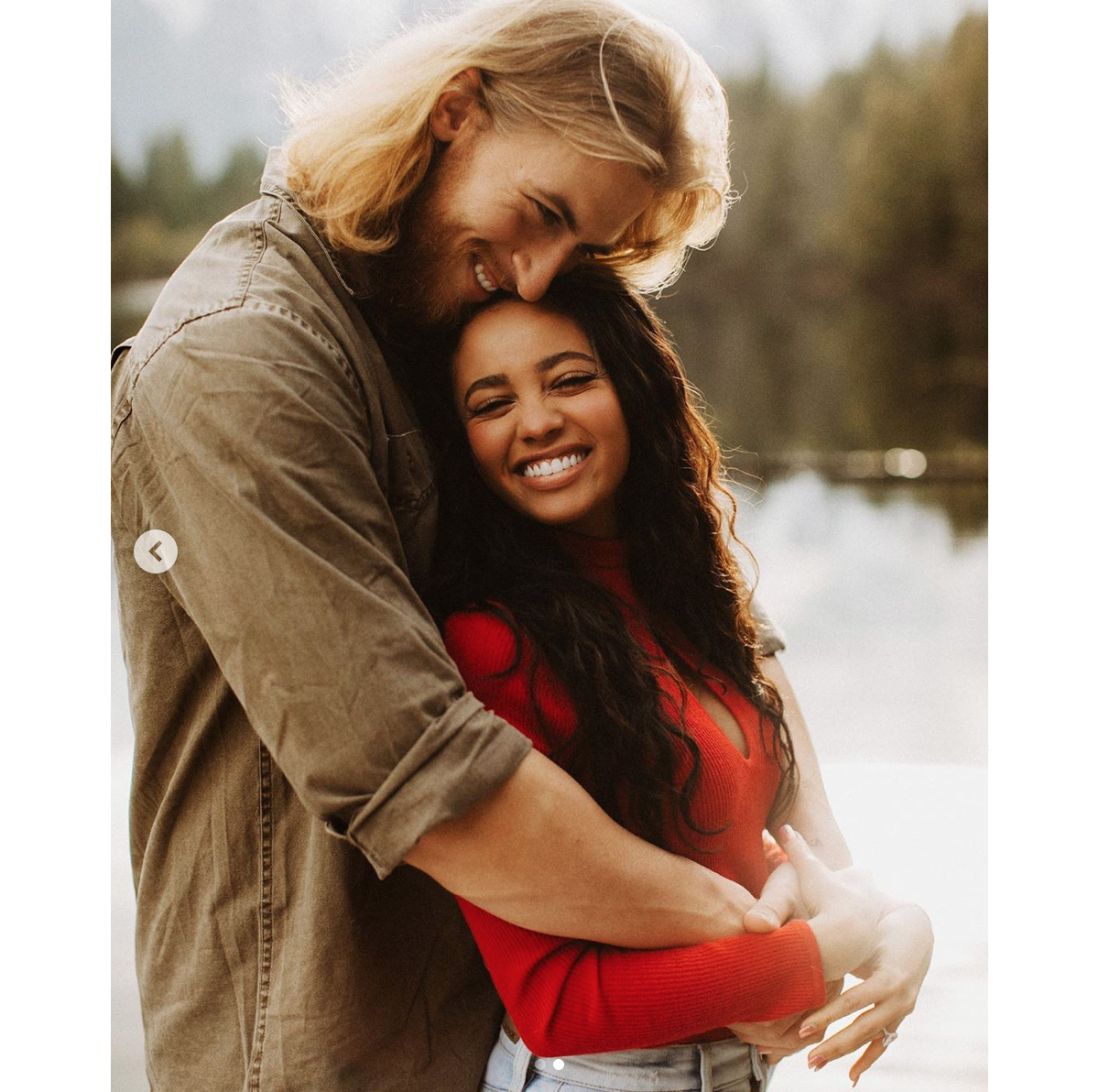 Photo Vanessa et son mari Michael Kopech. Décembre 2019