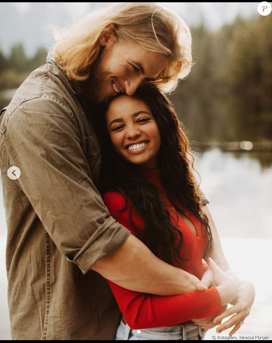 Vanessa Morgan et son mari Michael Kopech. Décembre 2019.