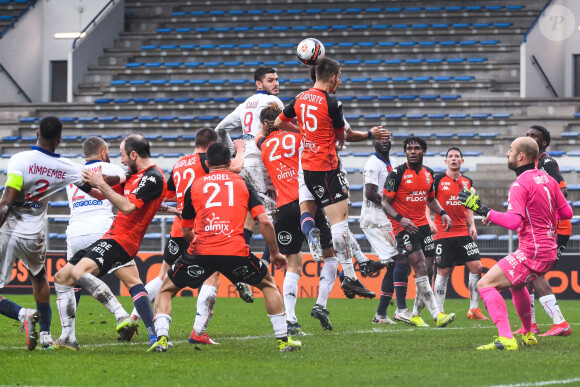 Mauro Icardi lors du matcg FC Lorient - Paris Saint-Germain. Lorient, le 31 janvier 2021.