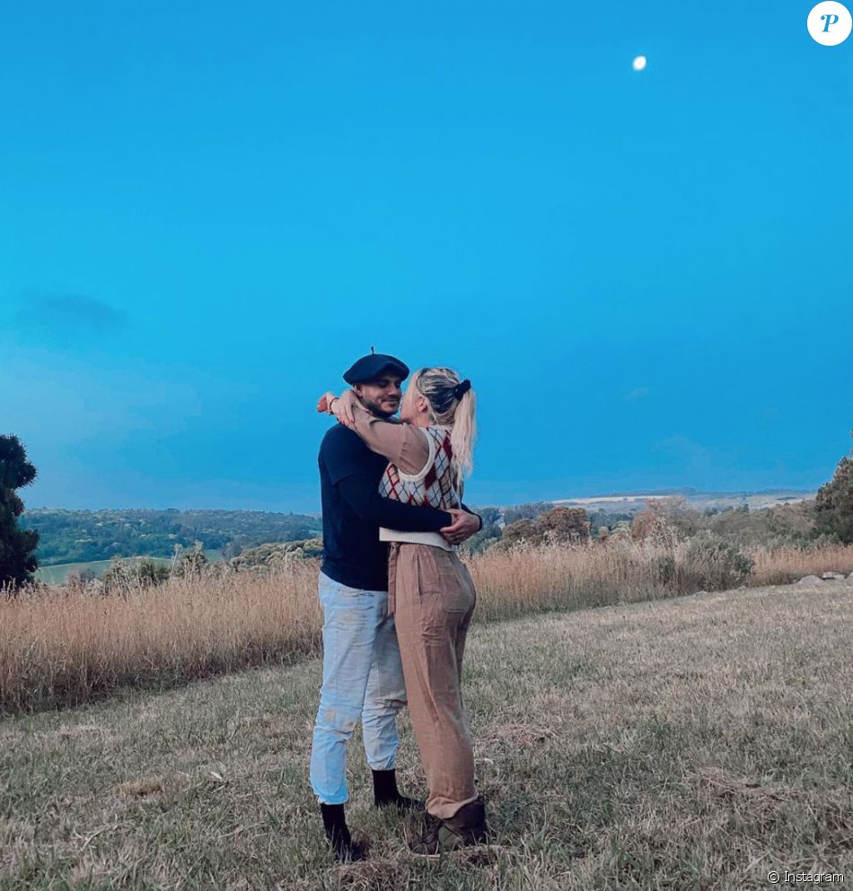 Mauro Icardi et son épouse Wanda Icardi. Décembre 2020.