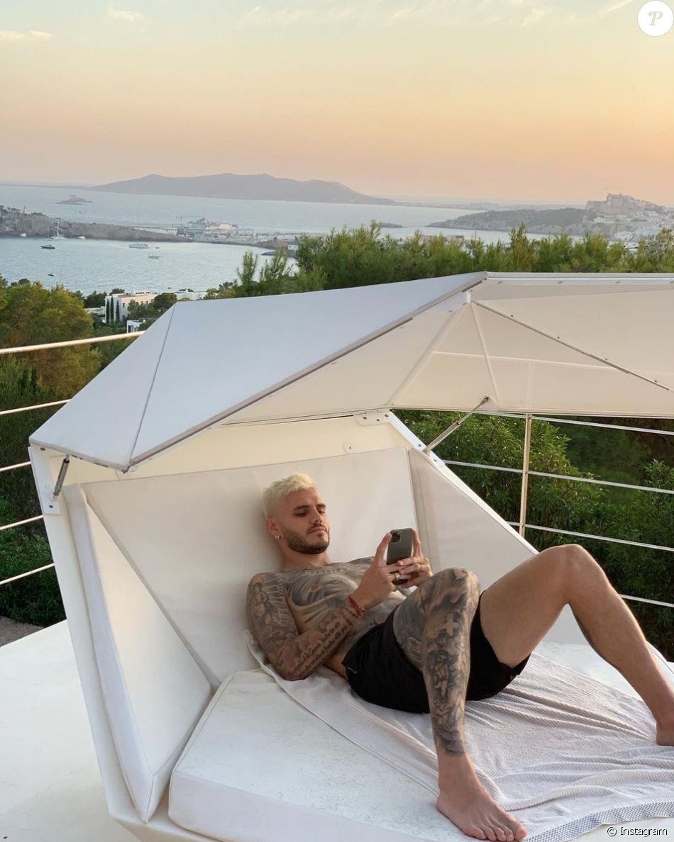 Mauro Icardi en vacances.