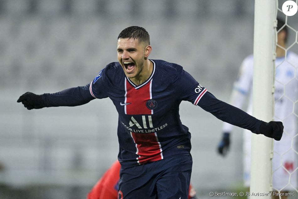 Mauro Icardi lors de la finale du Trophée des Champions entre le Paris Saint-Germain et l'Olympique de Marseille. © JB Autissier / Panoramic / Bestimage