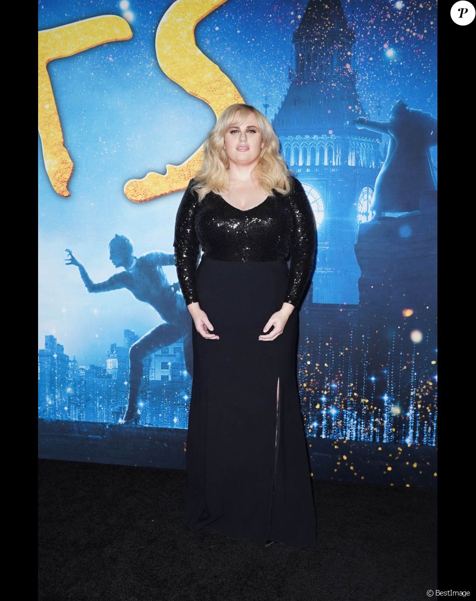 Rebel Wilson à la première de "Cats" au Lincoln Center à New York, le 16 décembre 2019.