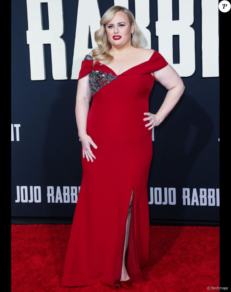 Rebel Wilson - Les célébrités lors de l'avant-première du film "Jojo Rabbit" au Hollywood American Legion Post 43 à Los Angeles, le 15 octobre 2019.