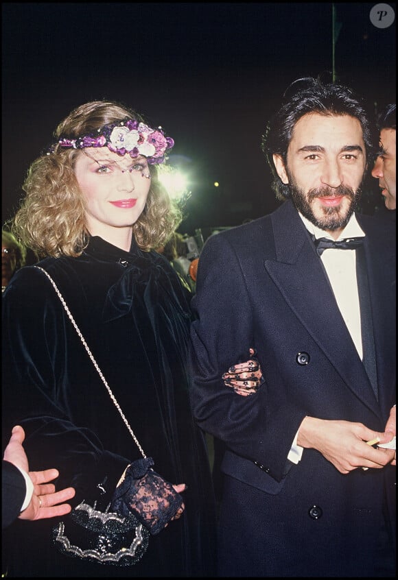 Jeane Manson et Richard Berry aux César au milieu des années 1980.