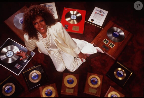 Mary Wilson, chanteuse du groupe The Supremes, en 1985. © Paul Harris /PCN/ABACAPRESS.COM