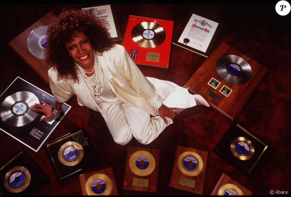 Mary Wilson, chanteuse du groupe The Supremes, en 1985. © Paul Harris /PCN/ABACAPRESS.COM