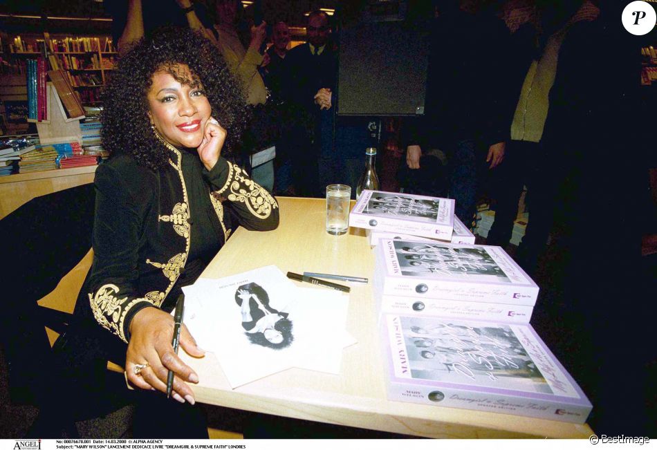 Mary Wilson à Londres.