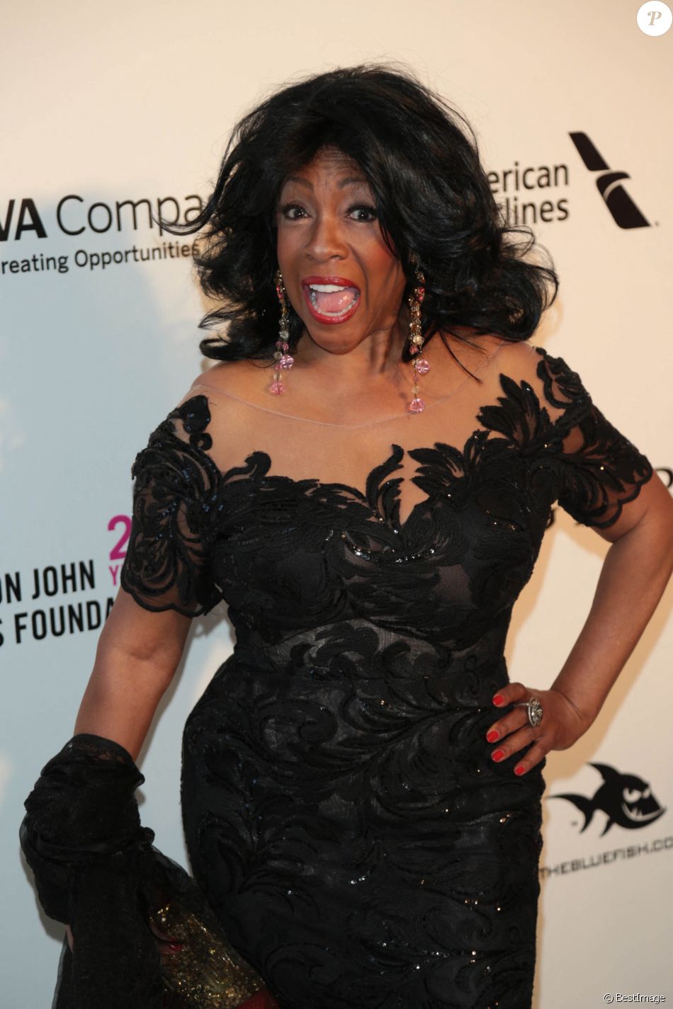 Mary Wilson à la 26ème édition de la soirée "Elton John AIDS Foundation Oscar Party" à West Hollywood, en 2018.