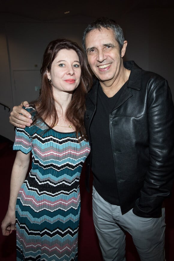 Exclusif - Julien Clerc et sa femme Hélène Grémillon - Julien Clerc en concert à la Salle Pleyel pour "La Tournée des 50 ans" à Paris. © Cyril Moreau 