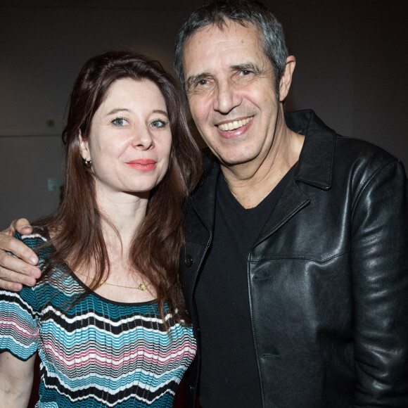 Exclusif - Julien Clerc et sa femme Hélène Grémillon - Julien Clerc en concert à la Salle Pleyel pour "La Tournée des 50 ans" à Paris. © Cyril Moreau 