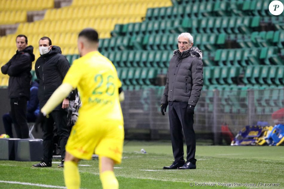 Raymond Domenech lors du match de football Nantes - Rennes à Nantes, le 6 janvier 2021. © Romain Perrocheau/Panoramic/Bestimage