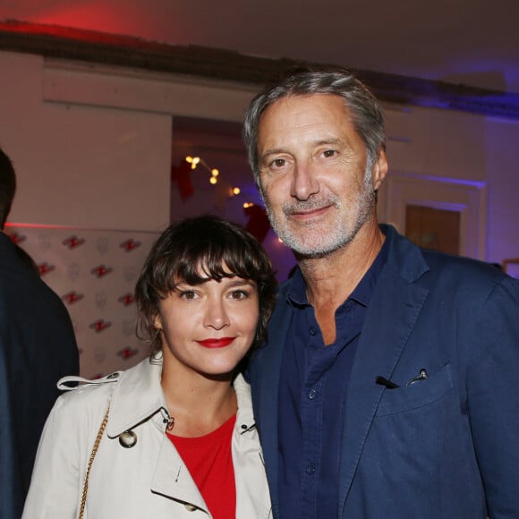 Exclusif - Emma de Caunes et Antoine de Caunes - Soirée "Tricolore Party" pour célébrer le 65ème anniversaire du Thermolactyl de Damart à la Maison Molière à Paris le 13 septembre 2018.  © Denis Guignebourg/Bestimage