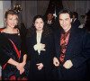 Richard Berry avec sa fille Coline et sa compagne Jessica Forde (archives)