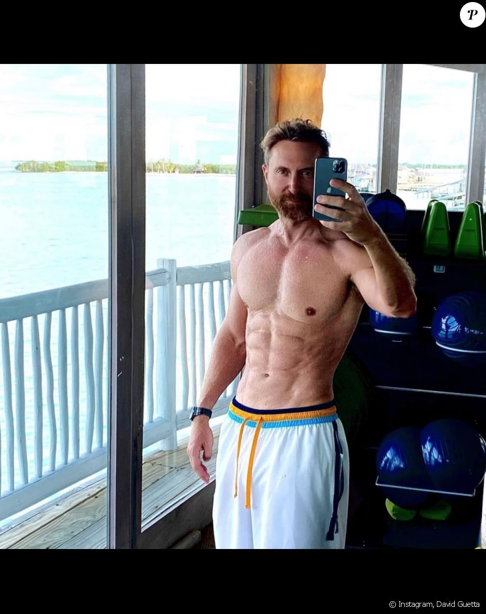 David Guetta en vacances aux Maldives. Février 2021.