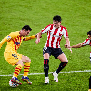 Lionel Messi lors du match Athletic Club Bilbao - FC Barcelone, le 6 janvier 2021.