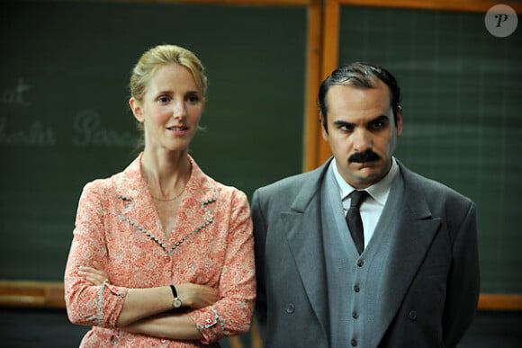 Sandrine Kiberlain et François-Xavier Demaison dans "Le Petit Nicolas".