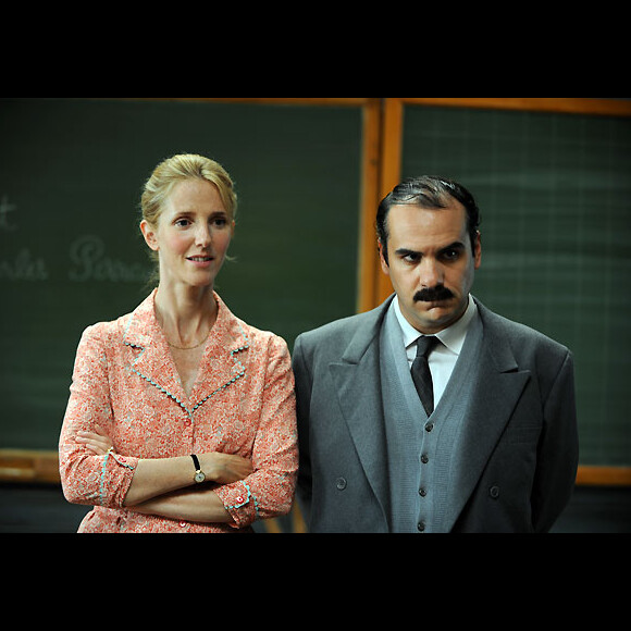 Sandrine Kiberlain et François-Xavier Demaison dans "Le Petit Nicolas".