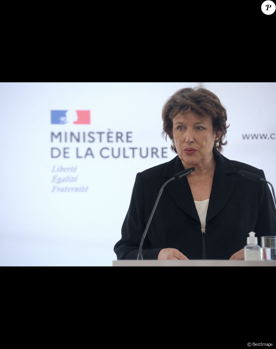 Roselyne Bachelot, ministre de la culture - Roselyne.Bachelot lors de la passation de pouvoir du directeur de l'opéra de Paris au ministère de la culture le 1er septembre 2020.