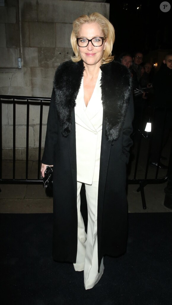 Gillian Anderson - Charles Finch & CHANEL Pre-BAFTA Party à Londres le 1er février 2020.