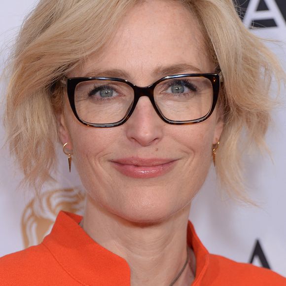 Gillian Leigh Anderson lors du BAFTA Tea Party à l'hôtel Four Seasons dans le quartier de Beverly Hills à Los Angeles, Californie, Etats-Unis, le 4 janvier 2020.