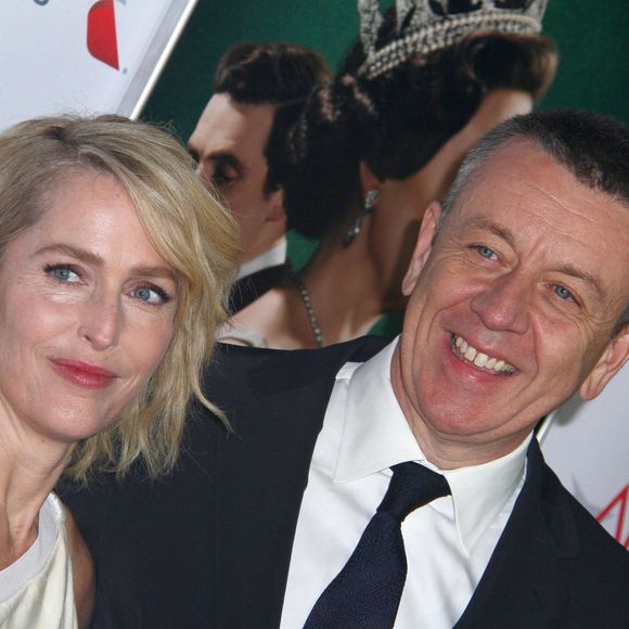 Gillian Anderson, Peter Morgan - Soirée de présentation de la saison 3 de la série "The Crown" dans le cadre du AFI FEST 2019 au TCL Chinese Theatre à Hollywood, Los Angeles, le 16 novembre 2019.