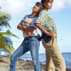 Exclusif - Sonia Rolland et Béatrice de la Boulaye sur le tournage de la saison 2 de la série "Tropiques criminels" en Martinique, qui sera diffusée à partir du 19 février 2021 sur France 2. Juillet 2020 © Sylvie Castioni / Bestimage 