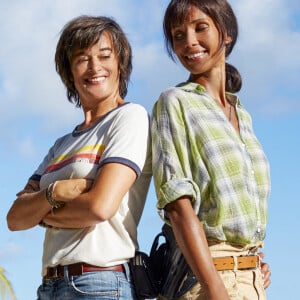 Exclusif - Sonia Rolland et Béatrice de la Boulaye sur le tournage de la saison 2 de la série "Tropiques criminels" en Martinique, qui sera diffusée à partir du 19 février 2021 sur France 2. Juillet 2020 © Sylvie Castioni / Bestimage 