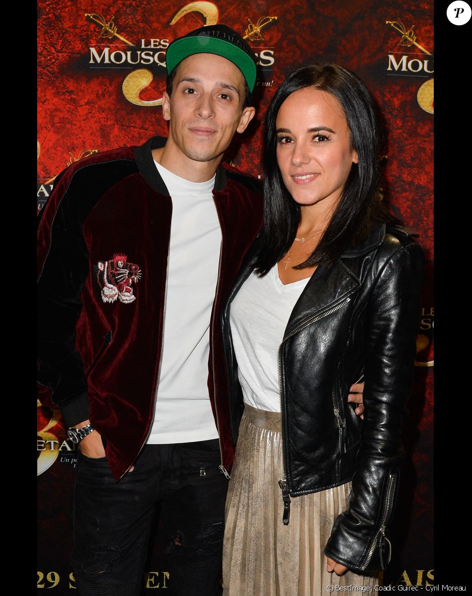 Exclusif - Alizée et son mari Grégoire Lyonnet à la générale de la comédie musicale "Les 3 Mousquetaires" au Palais des Sports à Paris le 7 octobre 2016. © Coadic Guirec - Cyril Moreau / Bestimage