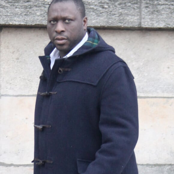 Mouss Diouf aux obsèques de Gérard Blanc à Paris.