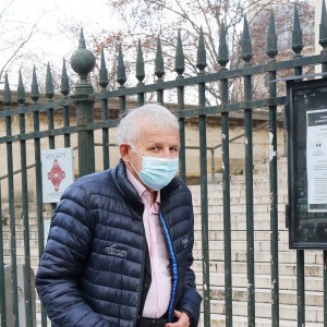 Patrick Poivre d'Arvor (PPDA) - Messe anniversaire à la mémoire de Pierre Cardin en l'église de La Madeleine à Paris. Le 29 janvier 2021. © Panoramic / Bestimage