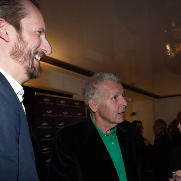 Sam Bobino, Patrick Poivre D'Arvor (PPDA), William Baldwin - Festival du cinéma et musique de film de la Baule. Le 9 novembre 2019. © Guillaume Collet/Bestimage