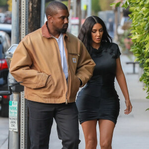 Exclusif - Kim Kardashian et Kanye West vont dîner au restaurant "Giorgio Baldi" à Los Angeles, le 23 mai 2019.