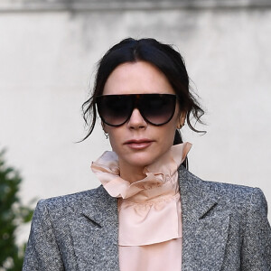 Victoria Beckham au défilé Kent & Curwen à Londres le 6 janvier 2019. 