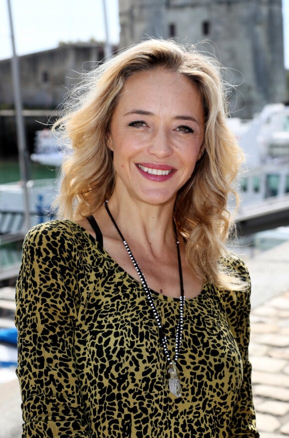 Hélène De Fougerolles pour la série télévisée "Balthazar" au photocall du troisième jour du festival international du film de La Rochelle, France, le 14 septembre 2018. © Patrick Bernard/Bestimage