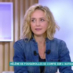 Hélène de Fougerolles invitée de "C à vous" (France 5) se livre sur sa fille Shana, atteinte d'autisme.