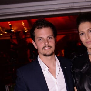 Semi-Exclusif - Laury Thilleman (Miss France 2011) et son compagnon Juan Arbelaez à la soirée "Orange" sur la plage de l'hôtel Majestic lors du 72ème Festival International du Film de Cannes, le 18 mai 2019. © Rachid Bellak/Bestimage