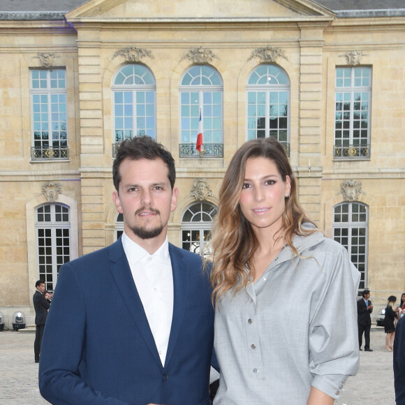 Juan Arbelaez et sa compagne Laury Thilleman (Miss France 2011) - Longines a organisé un Gala de charité en l'honneur de Steffi (Stefanie) Graf et de André Agassi avec les associations caritatives "Children for Tomorrow" et "The André Agassi Foundation for Education" au Musée Rodin à Paris avec qui la marque célèbre ses 10 ans de partenariat. © Guirec Coadic/Bestimage