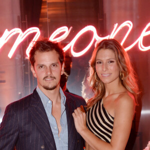 Exclusif - Exclusif - Juan Arbelaez et sa compagne Laury Thilleman (Miss France 2011) Soirée Lancôme pour célébrer la nouvelle communication du parfum Iconique "La Vie est Belle" à l'hôtel Mona Bismarck à Paris le 12 septembre 2018.