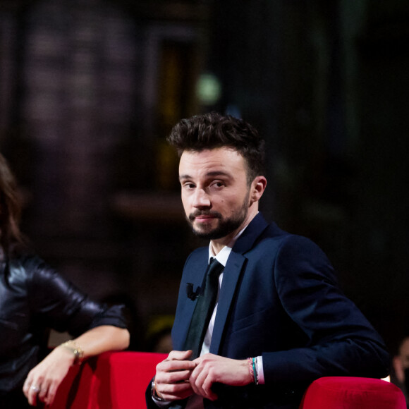 Exclusif - Faustine Bollaert, Tom Villa - Enregistrement de l'émission "Surprise Sur Prise" à l'Atelier des Lumières à Paris, qui sera diffusée le 27 février sur France 2. Le 15 février 2021 © Tiziano Da Silva / Bestimage 