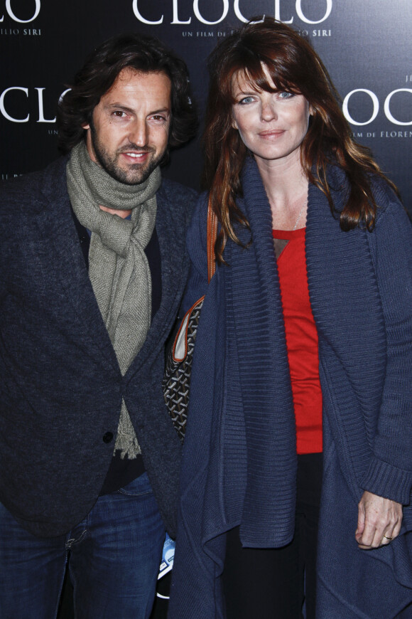 Archives - Frédéric Diefenthal et sa femme Gwendoline Hamon lors de la première du film "Cloclo" à Paris.