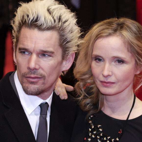 Ethan Hawke et Julie Delpy - Premiere du film "Before Midnight" au 63e Festival du film de Berlin. Le 11 février 2013.