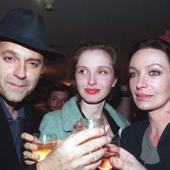 Julie Delpy, Enki Bilal et Marie Laforêt - Première du film "Tykho Moon" à Paris.