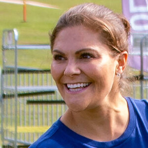 La princesse Victoria de Suède et le prince Oscar de Suède - Les enfants du prince Daniel participent à la journée Pep au parc Hagaparken à Stockholm, le 8 septembre 2019