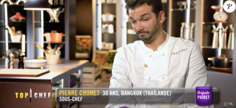 Pierre dans le quatrième épisode de "Top Chef 2021" sur M6.